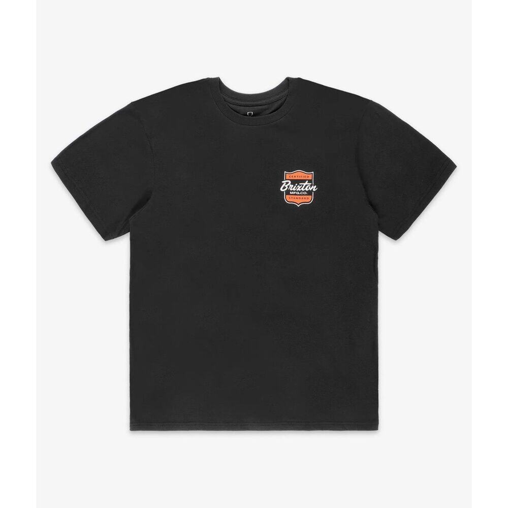 NWT Brixton Brooker T-Shirt Black Size M